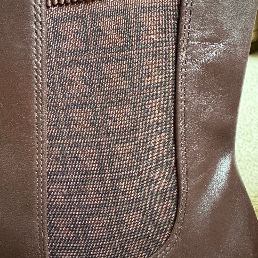 Franco Sarto Brown Leather Ankle Boots - Picture 10 of 10